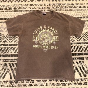 Vintage Brown British West Indies T-shirt